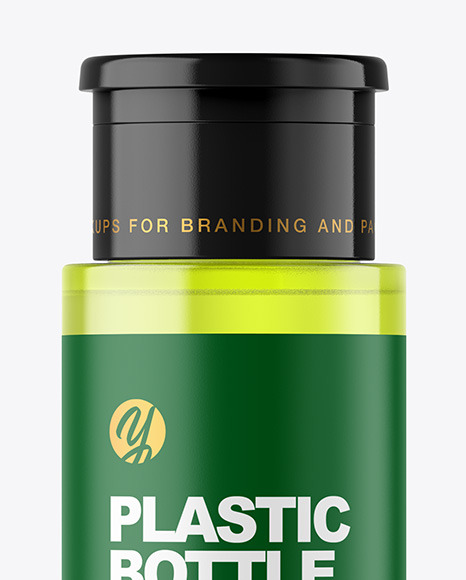 Color Plastic Cosmetic Bottle Mockup PSD #5