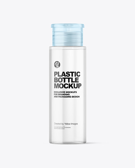 Clear Cosmetic Bottle Mockup PSD #2