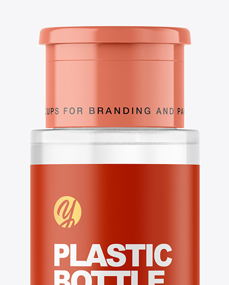 Clear Cosmetic Bottle Mockup PSD #6
