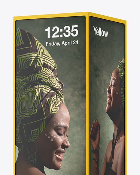 LED Citylight Stand Mockup PSD #2