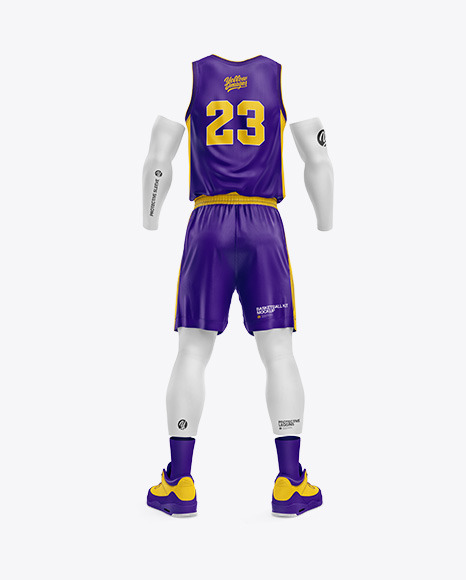Basketball Kit Mockup - Back View