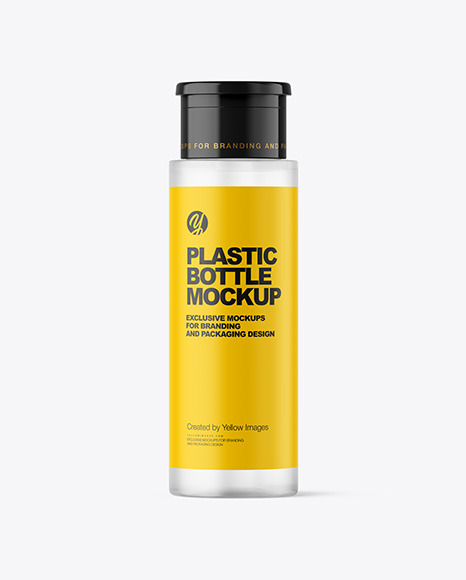 Frosted Cosmetic Bottle Mockup