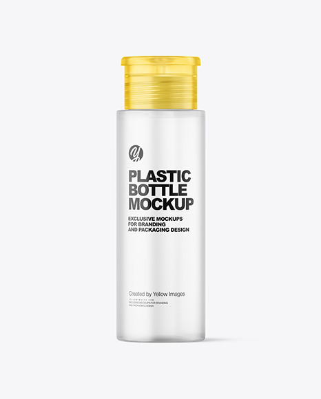 Frosted Cosmetic Bottle Mockup PSD #2