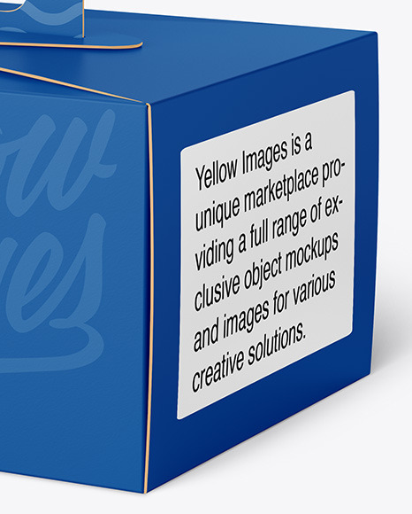 Paper Box Mockup PSD #4