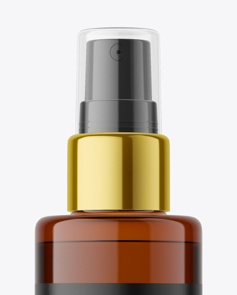 Amber Spray Bottle Mockup cosmetic 89005