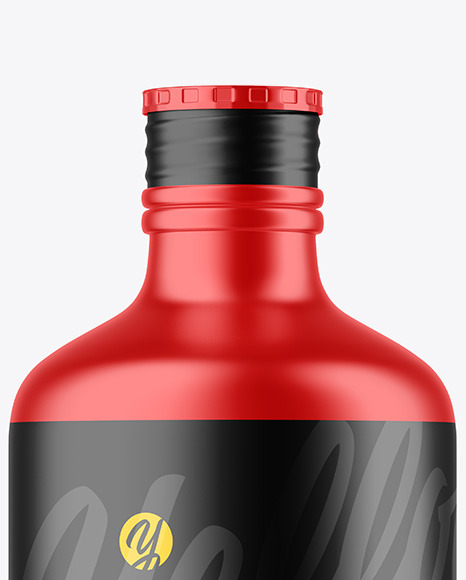 Matte Metallic Spices Bottle Mockup PSD #2