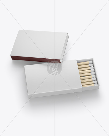 Match Box Mockup PSD #3