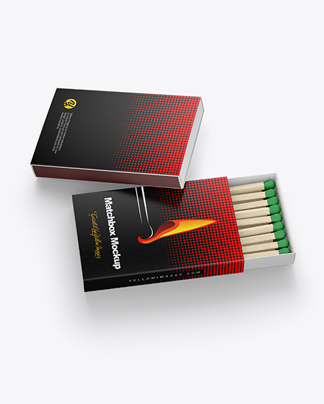 Match Box Mockup