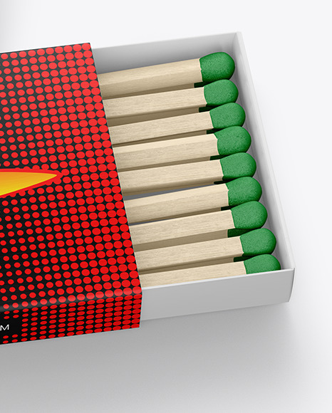 Match Box Mockup PSD #6