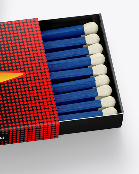 Match Box Mockup PSD #7