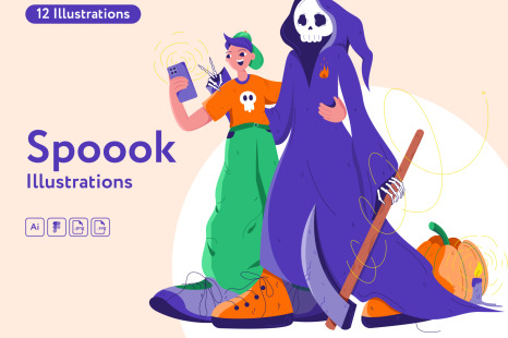Spoook Illustrations