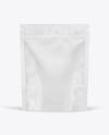 Matte Stand Up Pouch W/ Zipper Mockup