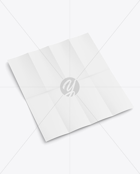 16 Panel Brochure Vertical Mockup PSD #3