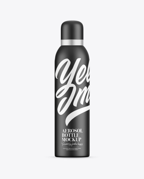 Aerosol Bottle Mockup