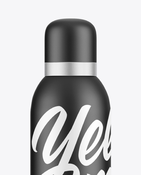 Aerosol Bottle Mockup PSD #2
