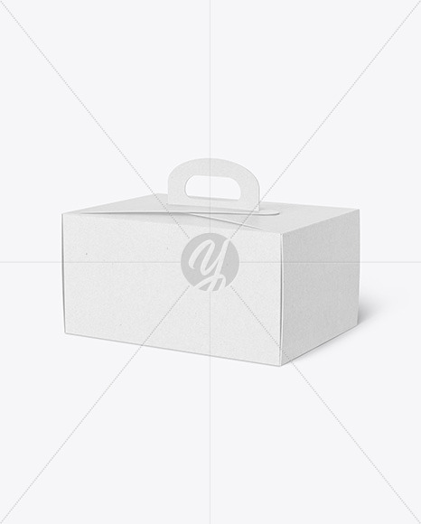 Kraft Paper Box Mockup PSD #1