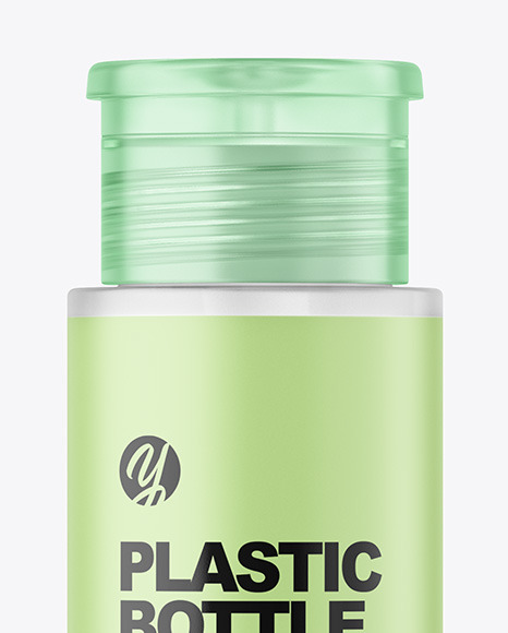 Frosted Liquid Soap Cosmetic Bottle Mockup PSD #1