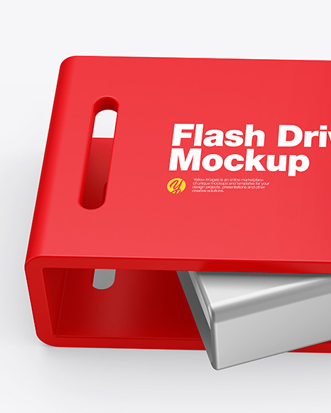 USB Type C Flash Drive Mockup PSD #2