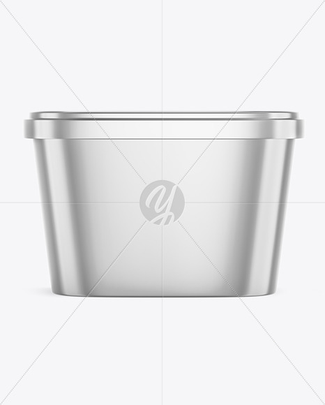 Metallic Ice Cream Cup Mockup PSD #3