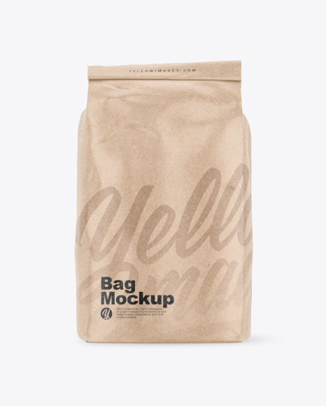 Kraft Bag Mockup PSD #2