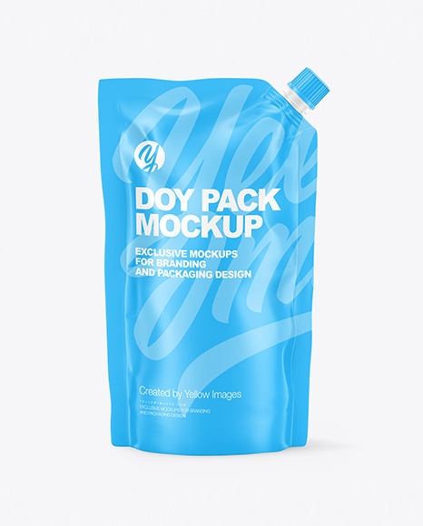 Glossy Doy Pack Mockup