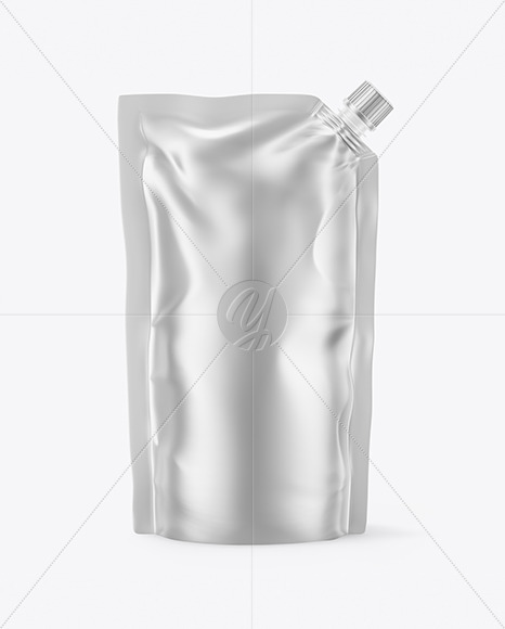 Metalized Doy Pack Mockup PSD #3