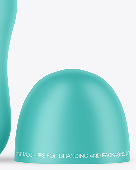 Matte Baby Bottle with Opened Cap Mockup PSD #7