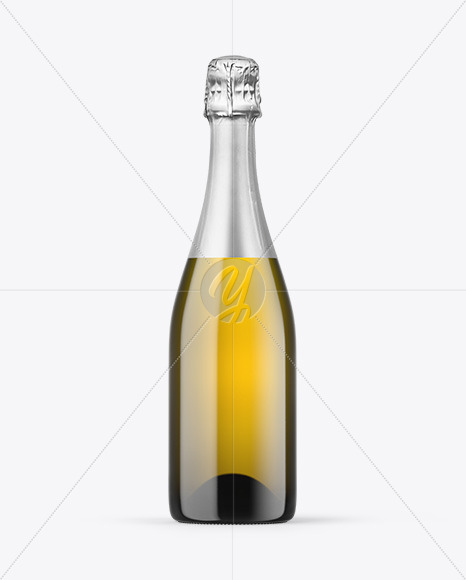Antique Green Glass Champagne Bottle Mockup alcohol 88724
