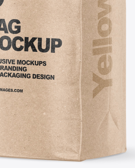 Kraft Bag Mockup PSD #4