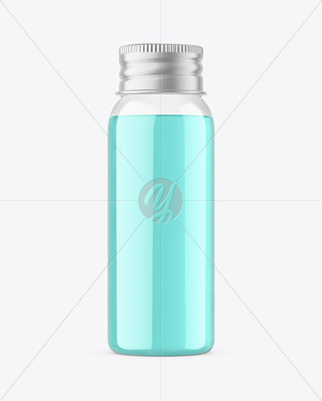 Clear Plastic Bottle Mockup PSD #3