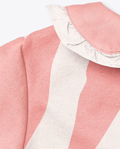 Baby Girl Ruffle Collar Jumper Mockup PSD #4