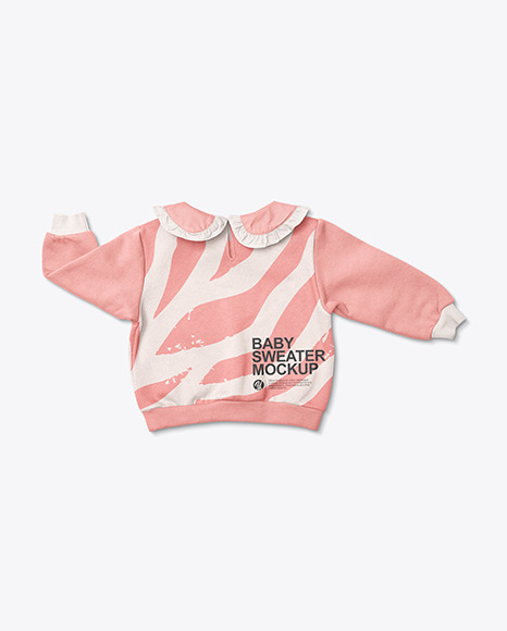 Baby Girl Ruffle Collar Jumper Mockup