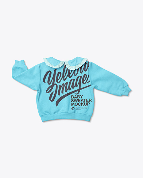Baby Girl Ruffle Collar Jumper Mockup PSD #2