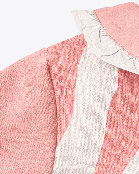 Baby Girl Ruffle Collar Jumper Mockup PSD #1