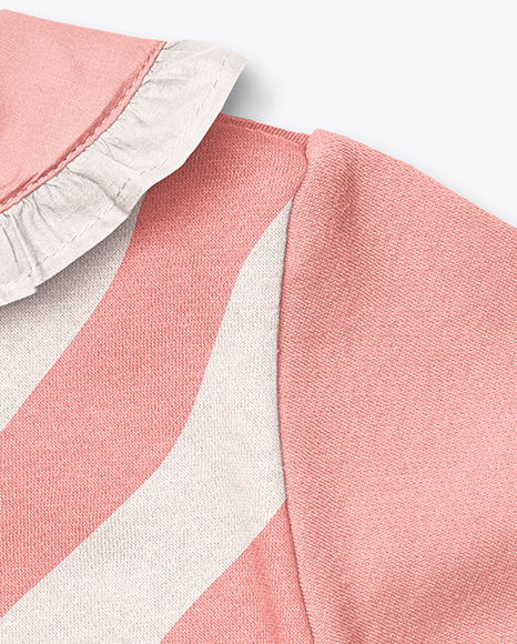 Baby Girl Ruffle Collar Jumper Mockup PSD #7