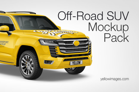 Off-Road SUV Mockup Pack