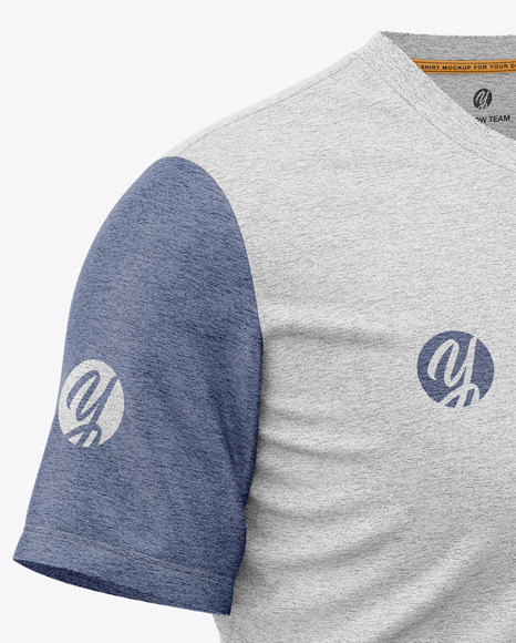 Heather T Shirt Mockup PSD #2