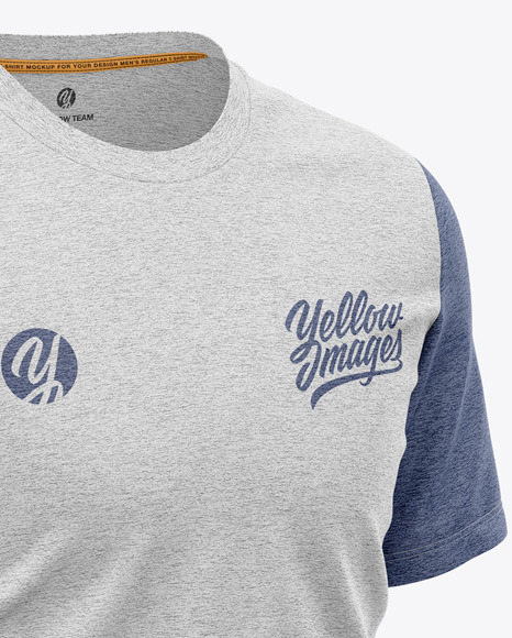 Heather T Shirt Mockup PSD #7