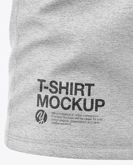 Heather T Shirt Mockup PSD #5