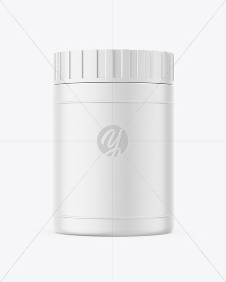 Matte Plastic Pharmacy Jar Mockup PSD #3