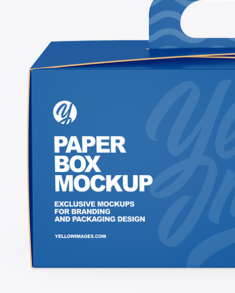 Paper Box Mockup PSD #2