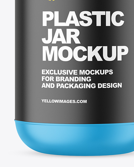 Matte Plastic Pharmacy Jar Mockup PSD #2