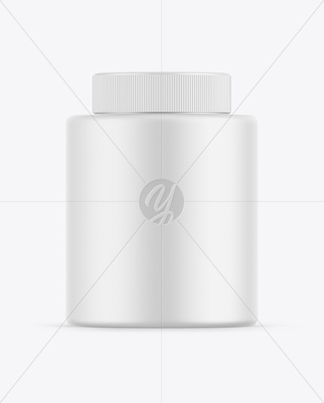 Matte Jar Mockup PSD #3