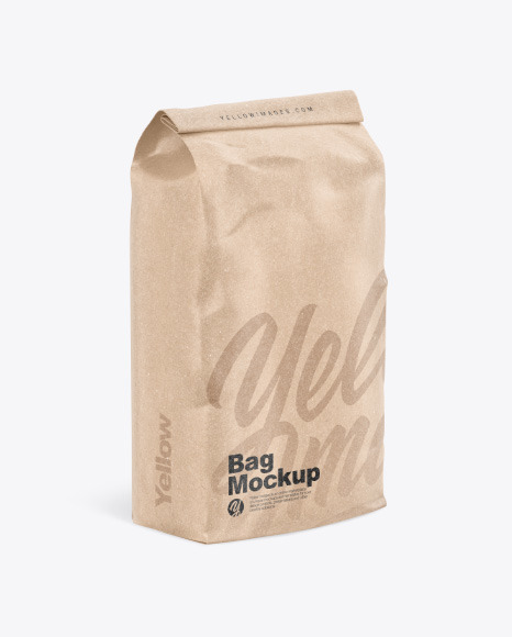 Kraft Bag Mockup PSD #2