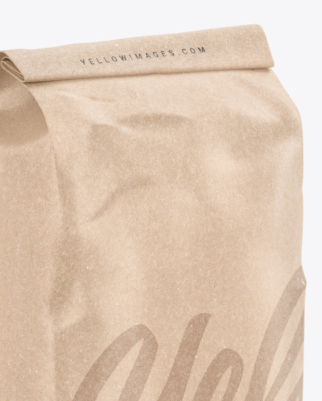 Kraft Bag Mockup PSD #3