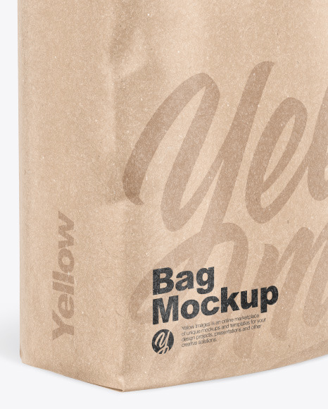 Kraft Bag Mockup PSD #4