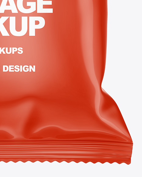 Glossy Snack Package Mockup PSD #6