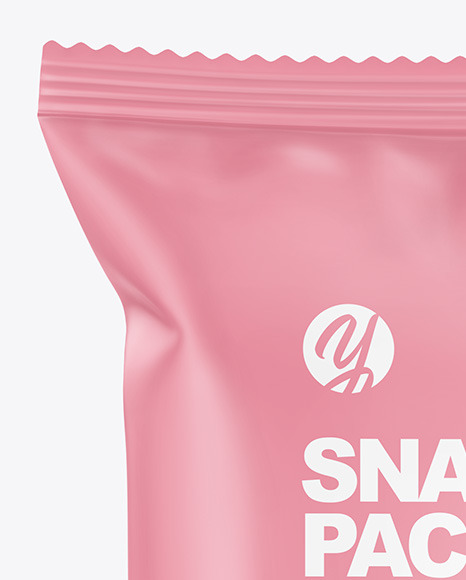 Matte Snack Package Mockup PSD #1