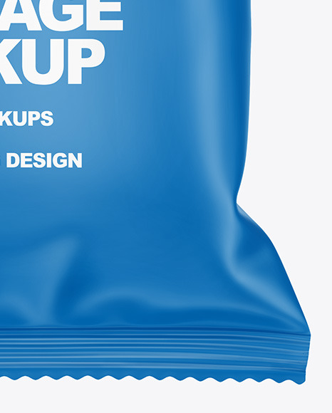 Matte Snack Package Mockup PSD #6