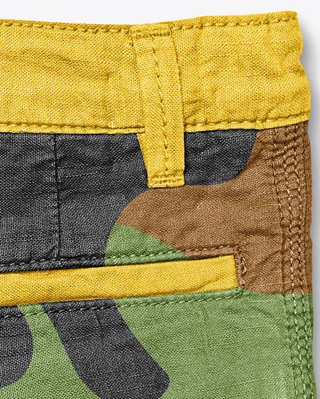 Baby Boy Shorts Mockup PSD #7